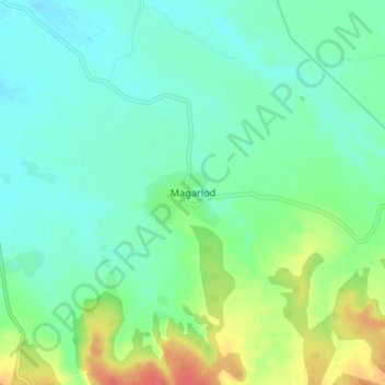 Magarlod topographic map, elevation, terrain