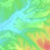 Staffoli topographic map, elevation, terrain