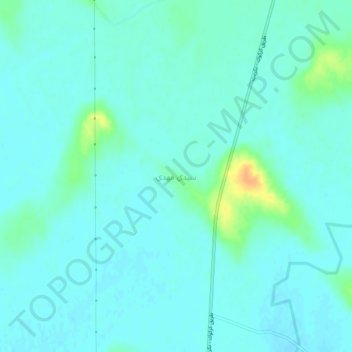 Sidi Mahdi topographic map, elevation, terrain
