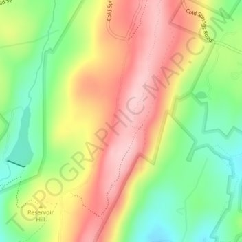 Tartown topographic map, elevation, terrain