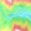 Danagyu topographic map, elevation, terrain