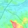 Henlade topographic map, elevation, terrain