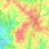Baxter Village topographic map, elevation, terrain