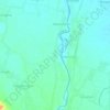 Babakan topographic map, elevation, terrain