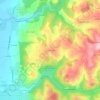 La Montagne topographic map, elevation, terrain