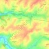 La Proutière topographic map, elevation, terrain