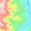 Moa topographic map, elevation, terrain