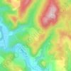 Mespel topographic map, elevation, terrain