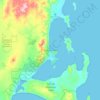 Port Lincoln topographic map, elevation, terrain