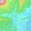 La Foux topographic map, elevation, terrain