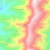 Doda topographic map, elevation, terrain