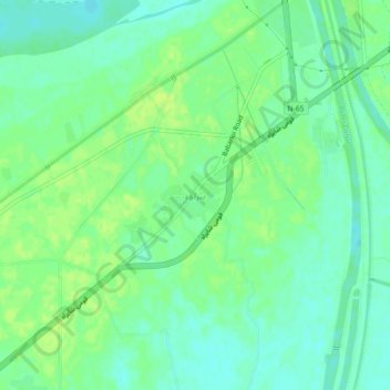 Babarloi topographic map, elevation, terrain