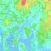 Viet topographic map, elevation, terrain