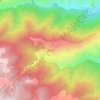 Miraun topographic map, elevation, terrain
