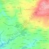 Le Bourg topographic map, elevation, terrain