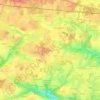 Le Quily topographic map, elevation, terrain