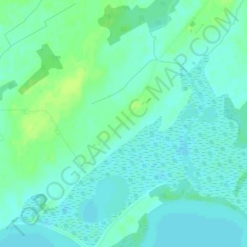 Amherst Island topographic map, elevation, terrain