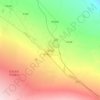 Yumen topographic map, elevation, terrain