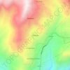 Bayanag topographic map, elevation, terrain