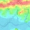 Tréfin topographic map, elevation, terrain