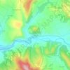 Treviño topographic map, elevation, terrain