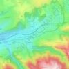 Trémolin topographic map, elevation, terrain