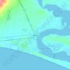 Goolwa topographic map, elevation, terrain