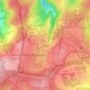 Lippe topographic map, elevation, terrain