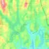 Carmel topographic map, elevation, terrain