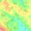 Middleton Priors topographic map, elevation, terrain