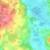 Großrohrsdorf topographic map, elevation, terrain