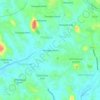 Thalagala South topographic map, elevation, terrain