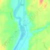 Fort Miller topographic map, elevation, terrain