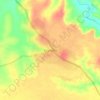 Koundara topographic map, elevation, terrain