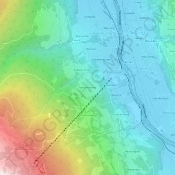 Mitteremberg topographic map, elevation, terrain