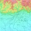 西里古里走廊 topographic map, elevation, terrain