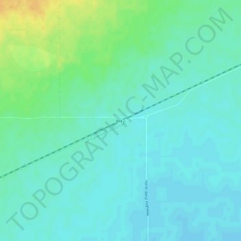 Beryl topographic map, elevation, terrain