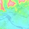 N'Gabakoro-Droit topographic map, elevation, terrain
