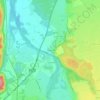 Ferthofen topographic map, elevation, terrain