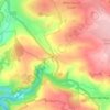 Grenofen topographic map, elevation, terrain