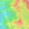 Saint-Cyprien topographic map, elevation, terrain