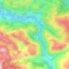 Mortesante topographic map, elevation, terrain