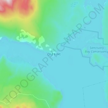 Old Fort topographic map, elevation, terrain