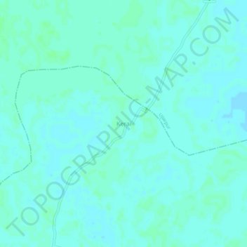 Kerai topographic map, elevation, terrain