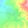 Jush topographic map, elevation, terrain