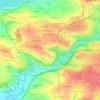 Le Haut Pont topographic map, elevation, terrain
