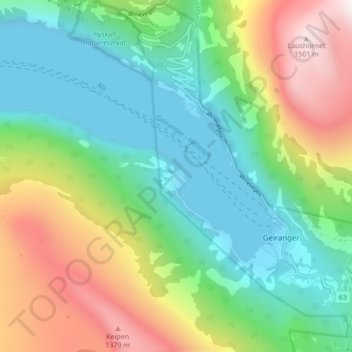 Homlung topographic map, elevation, terrain