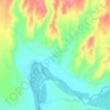 Qashga topographic map, elevation, terrain