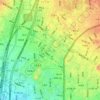 臺中七期 topographic map, elevation, terrain
