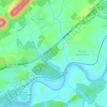 Arminda topographic map, elevation, terrain